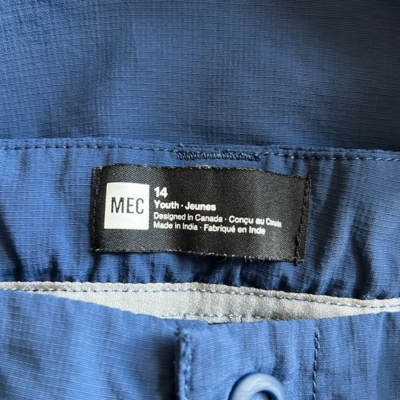MEC Scout Convertible Pants - Size Youth 14 - Picture 8 of 8